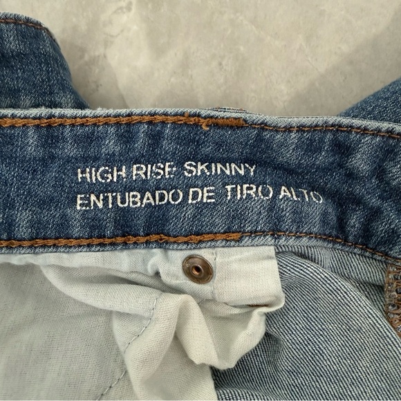 Women’s Wild Fable Distressed High Rise Skinny Jeans Plus Size 16 - Picture 13 of 16